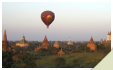 Evening view over Bagan plain